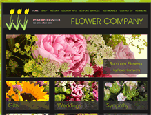 Tablet Screenshot of flowercompany.co.uk